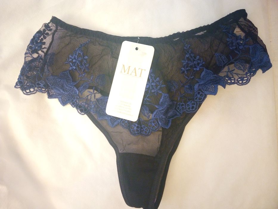 Koronkowe stringi MAT, rozm. M, Nowe