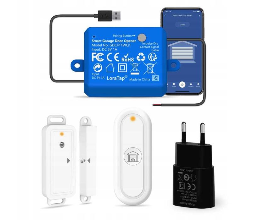 Otwieracz Sterownik Drzwi Garażowych Loratap Smart Bezprzewodowy NOWY!