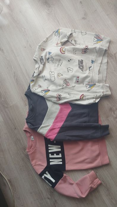 3 szt. Bluzy 134, 146