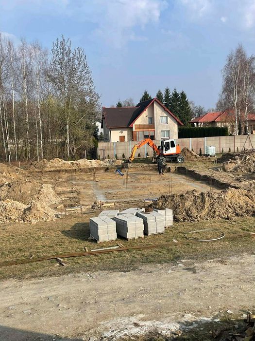 roboty ziemne wykopy przyłącza fundamenty drenaże Kielce