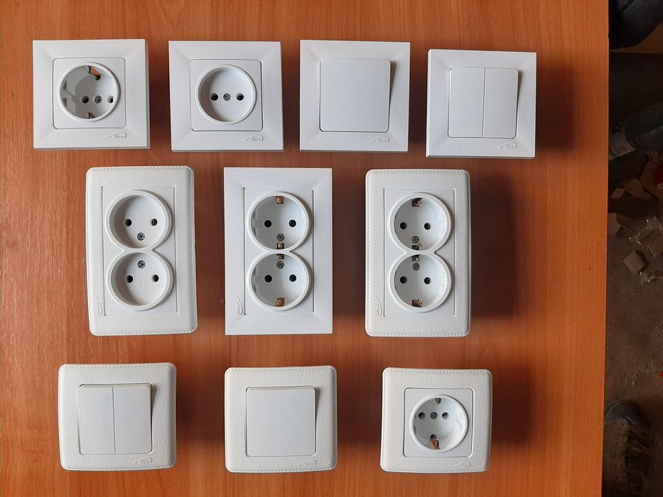Продам розетки и выключатели VIKO+Almera. Недорого.