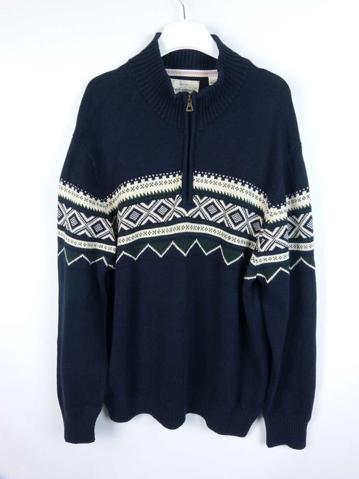 Watherproof Vintage sweter półgolf bawełna / XXL