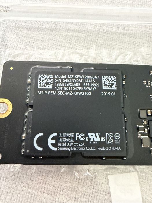 SSD Original Apple 128GB Samsung Polaris (MacBook Pro / Air)