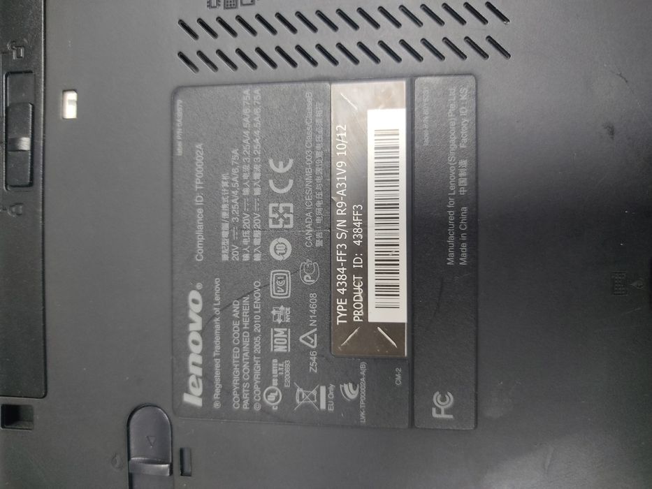 Lenovo ThinkPad T510 4384 Ff3