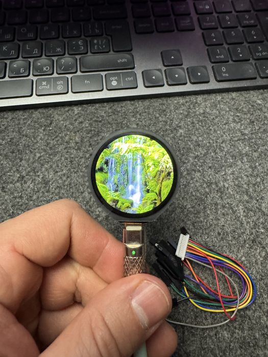 Raspberry Pi Pico 2 RP2350 плата з круглим сенсорним LCD 1.28 WiFi DIY