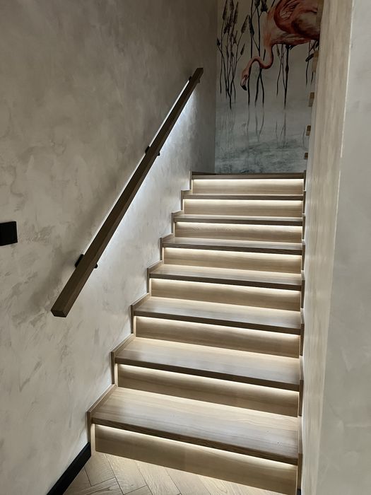 Schody drewniane , stalowe loft