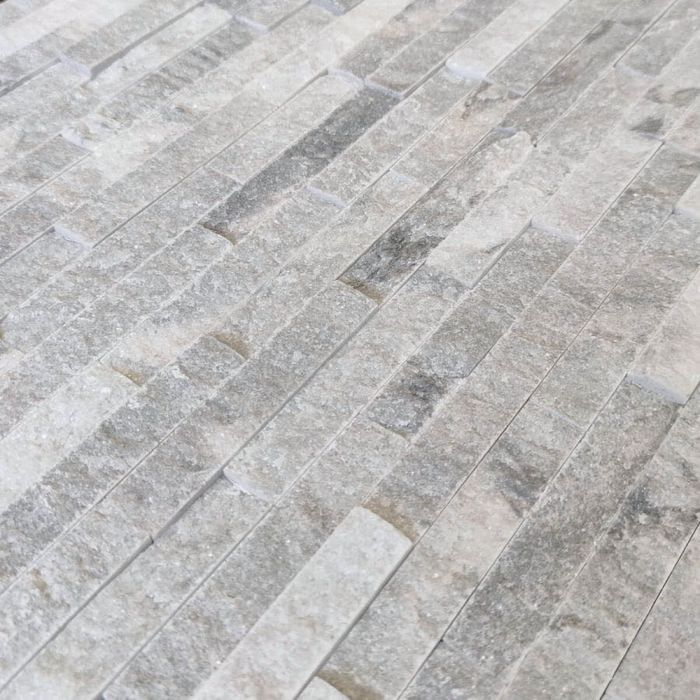 Panel ścienny Elewacja Marmur Stackstone Stormy Grey 10x36x0,8-1,3 cm