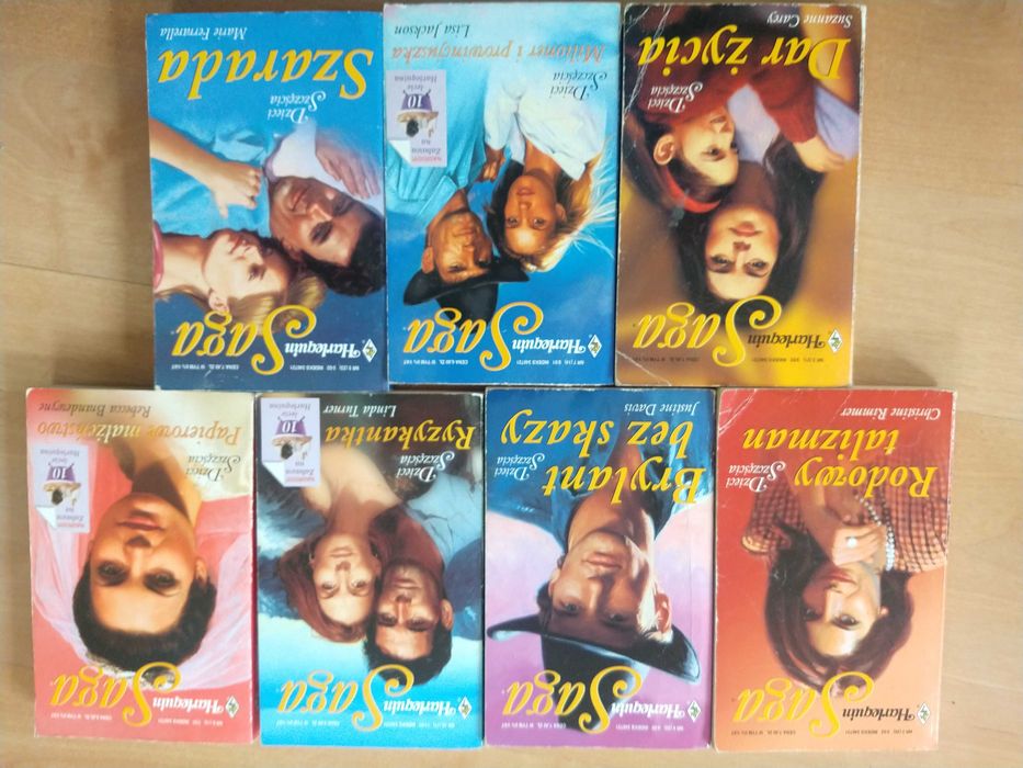 Harlequin Dzieci szczęścia Ryzykantka Dar życia Szarada Rodowy talizma