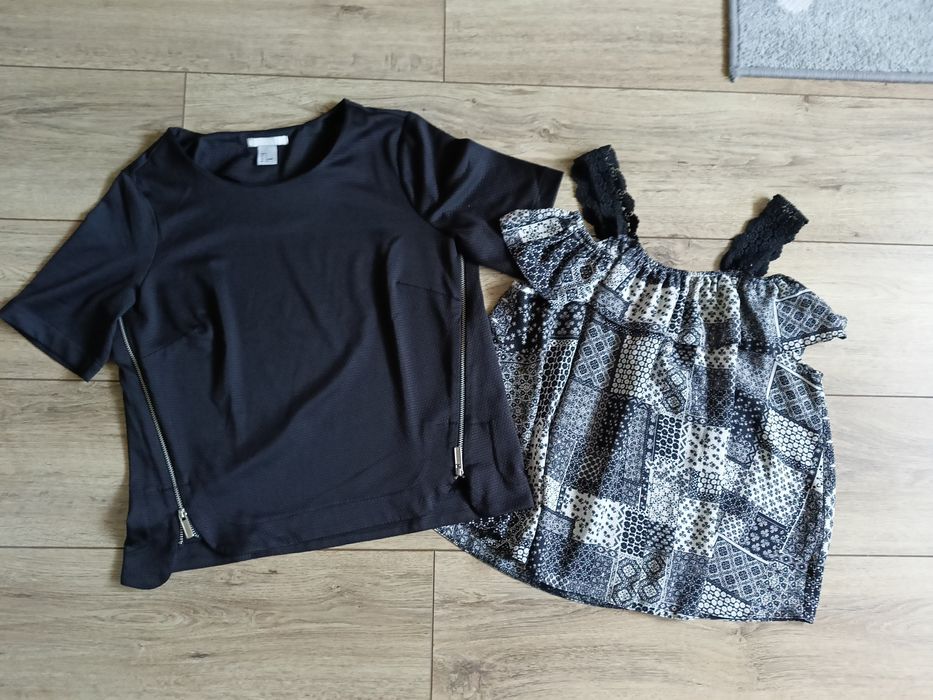 Zestaw bluzki S 36 zamek hiszpanka Atmosphere H&M
