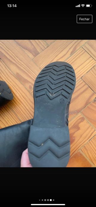 Botas pretas Foreva tamanho 36