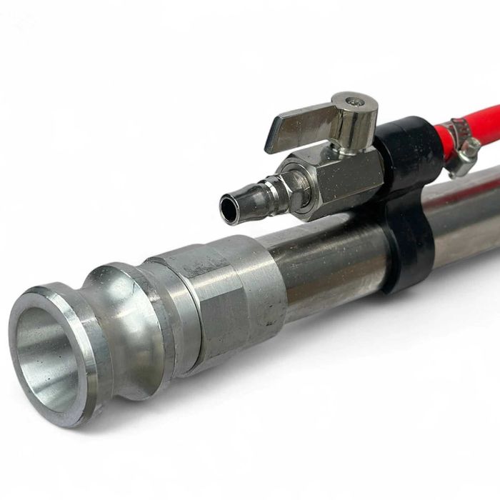 Пістолет для штукатурної станції DN25 120 см, з пережимним клапаном