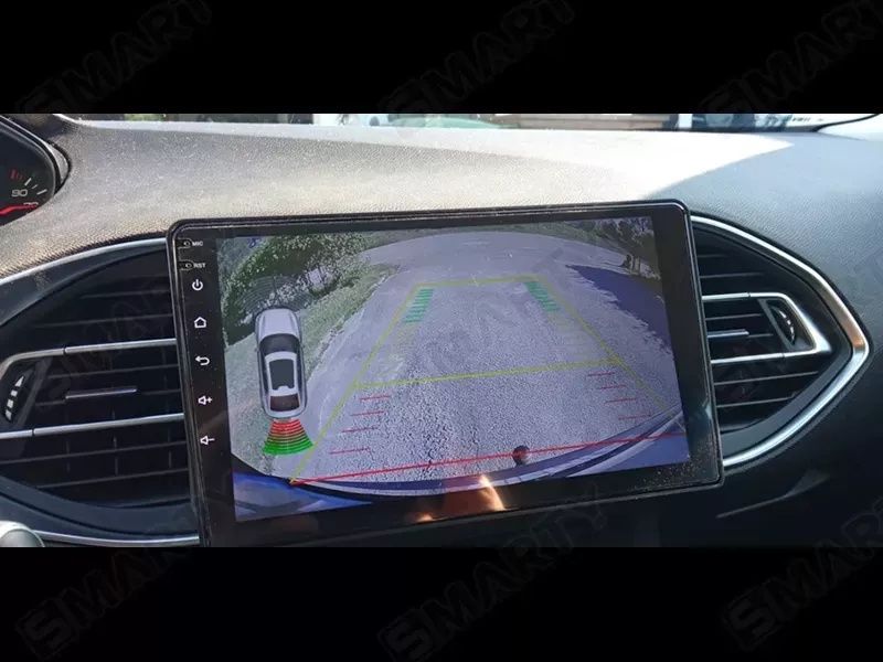Rádio android HD Peugeot 308 T9 (2013-2017) com android auto e apple carplay encaixe direto no carro