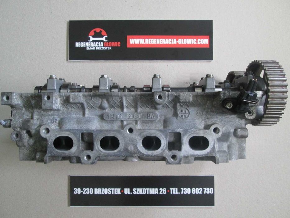 GŁOWICA FORD 1.6 16V /100KM/ 1N1G-6090BA / Focus Fiesta Fusion C-Max