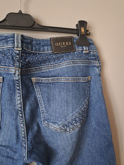 Guess vanille spodnie jeans 27 40/L niebieskie