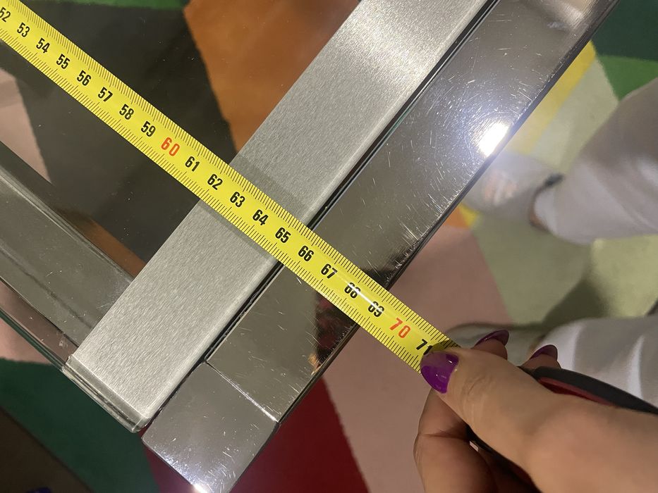 Mesa de vidro extensivel