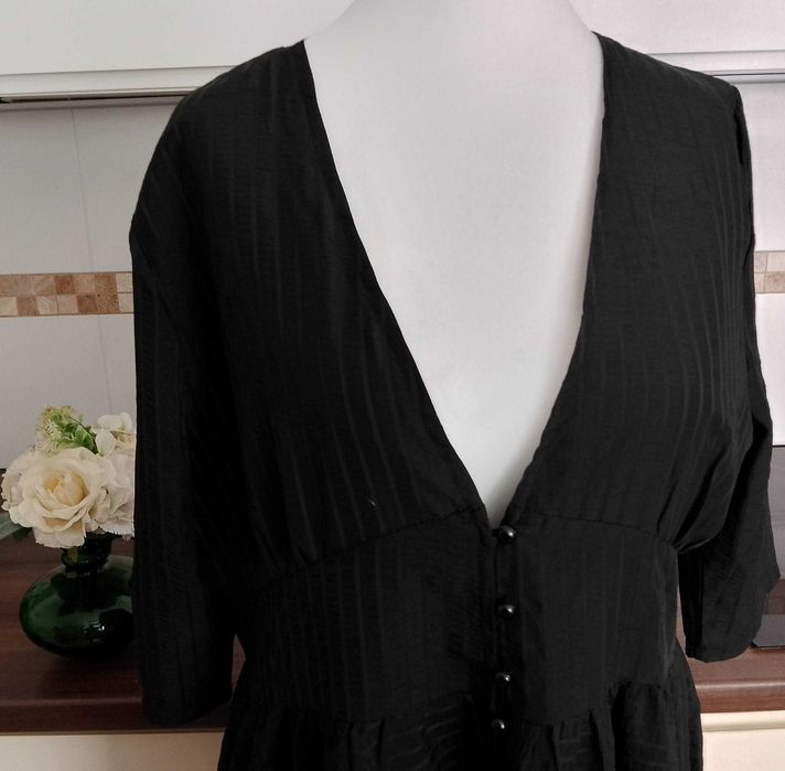 Cubus czarna letnia sukienka 42 XL