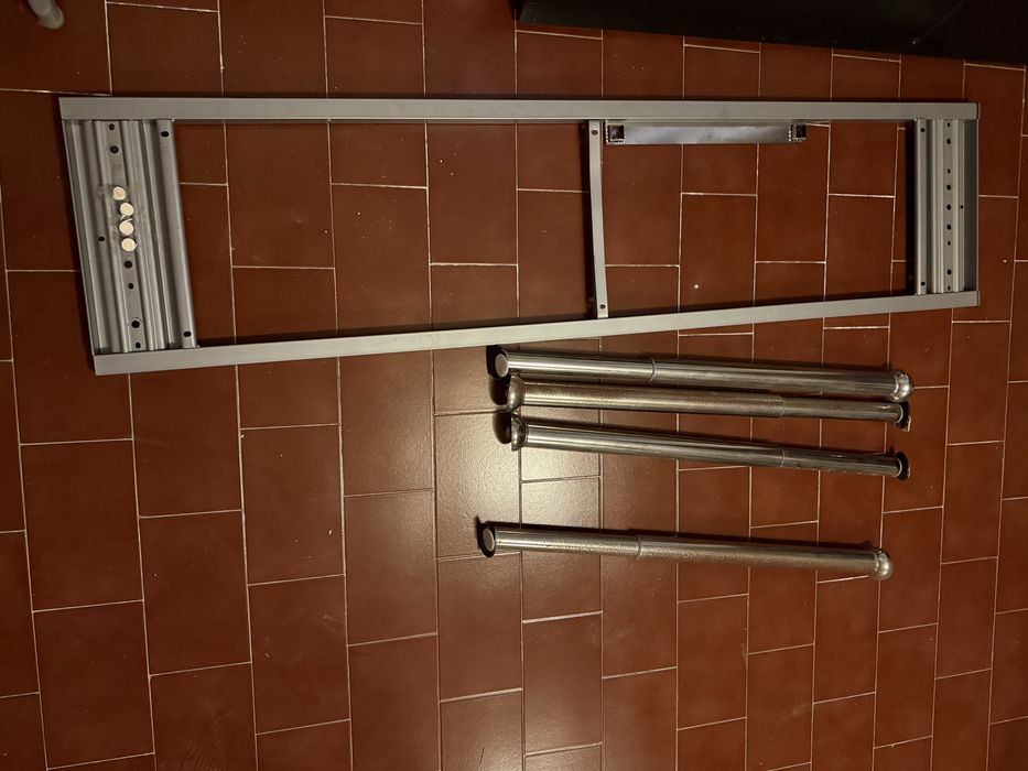 Secretaria IKEA Galant Vidro Preto 160cm x 80cm