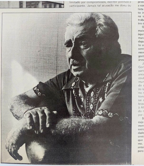 Jorge AMADO em Lisboa, 1976