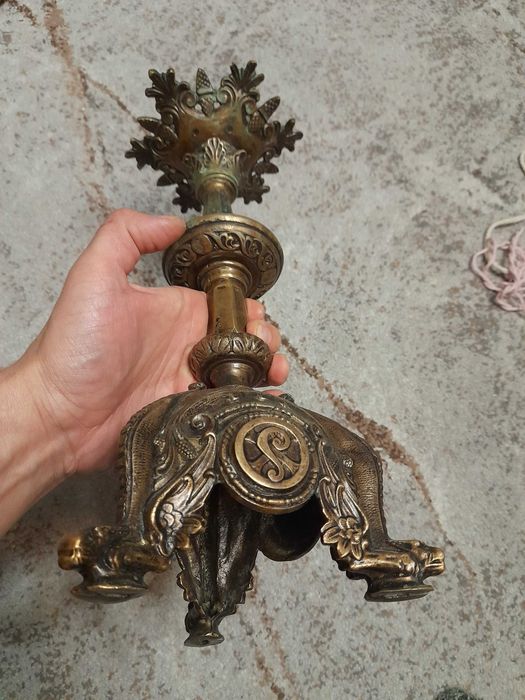 Lichtarz świecznik z dawnych lat