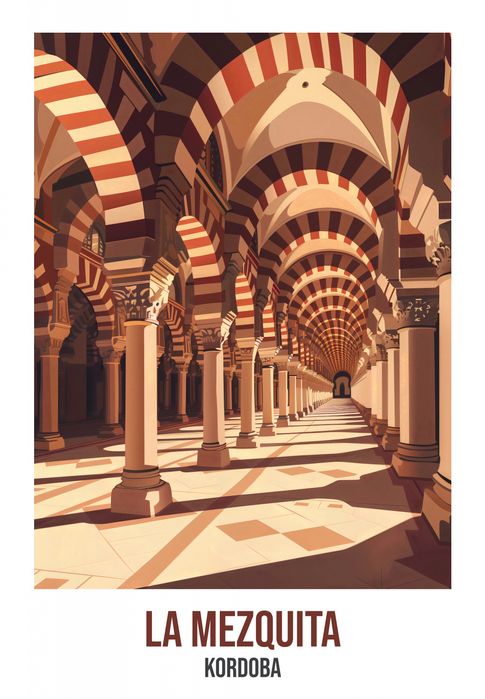 Plakat 68x98cm La Mezquita