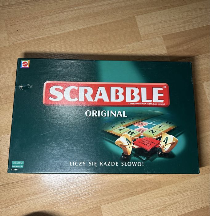 Gra kolekcjonerska Scrabble Original Mattel (edycja polska)
