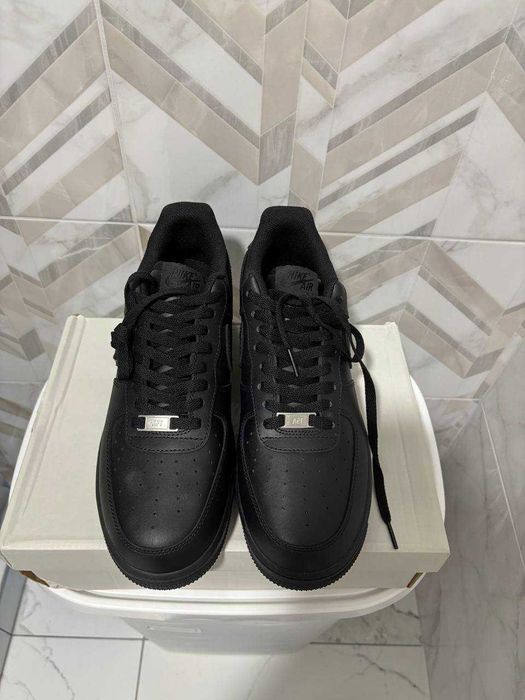 Nike Air Force 1 Low Black / Чорні Найк АірФорс