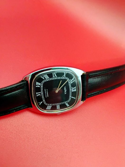 CZAJKA " rzymianka" kostka mechaniczny zegarek na chodzie
