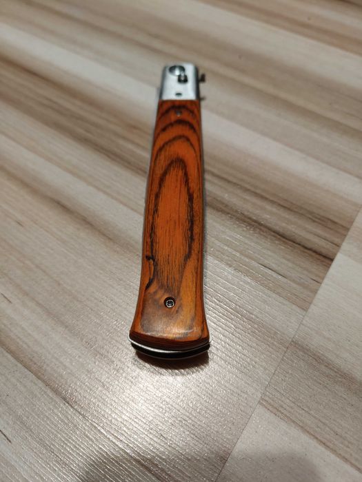 Nóż Sprężynowy Automatyczny 31 cm Solidny Duży Nowy Pokrowiec (N5886)