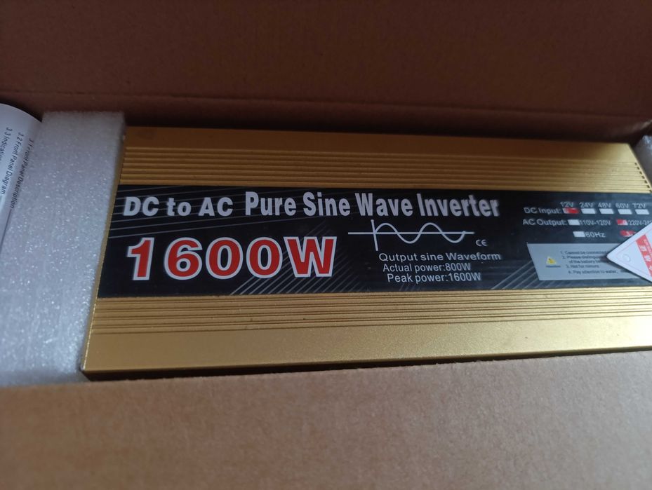 Инвертор с 12 вольт в 220 вольт