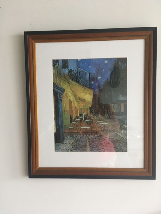 Quadro de Van Gogh, Café em Paris à noite
