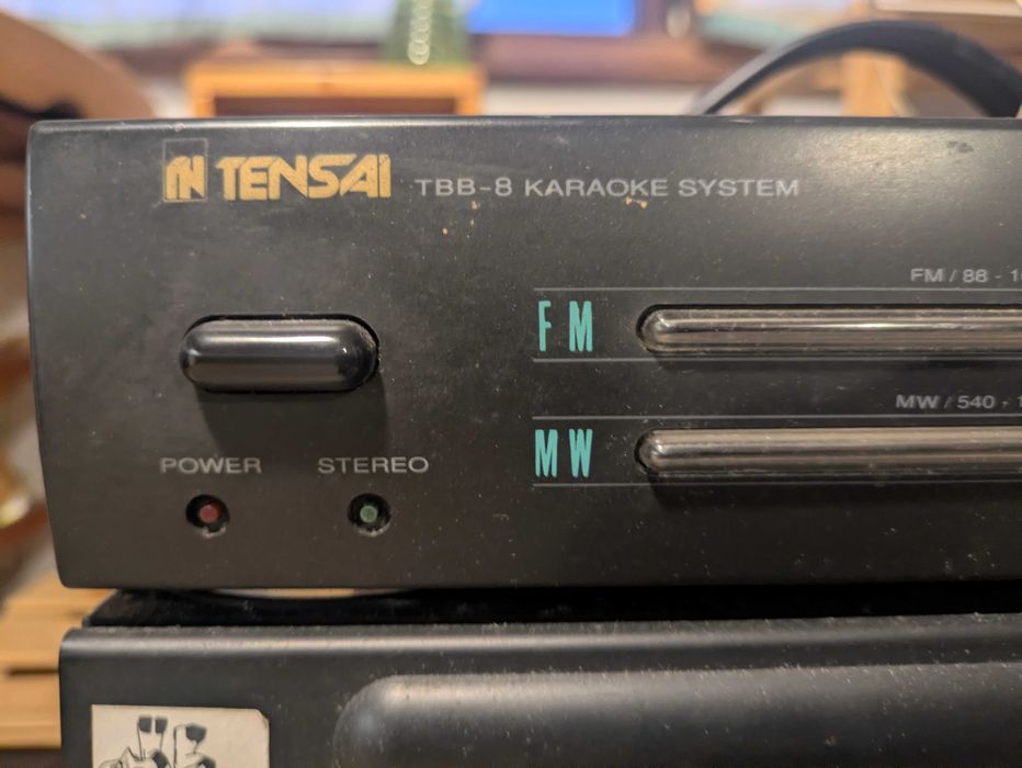 Aparelhagem / Rádio Karaoke Vintage Tensai TBB-8 (Anos 80/90)