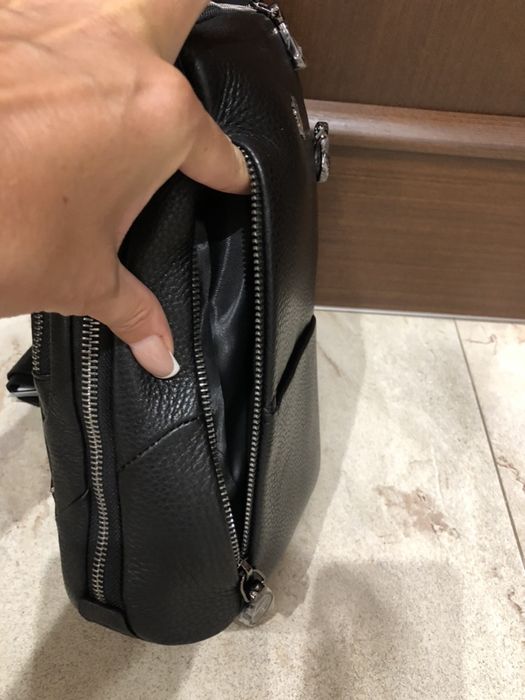 Мужская кожаная сумка Кобура Барсетка Мессенджер Шкіряна сумка Шкіра