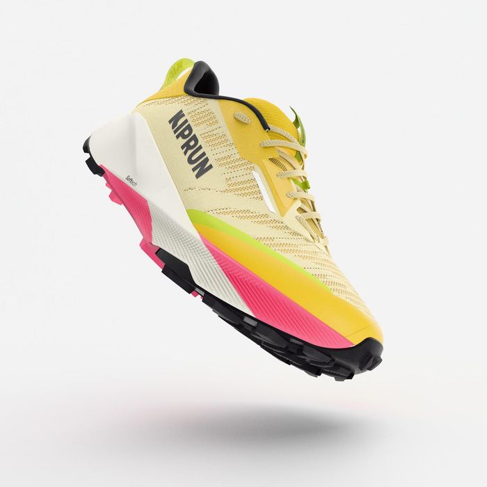 Sapatilhas de Trail Running Homem Kipsummit Amarelo