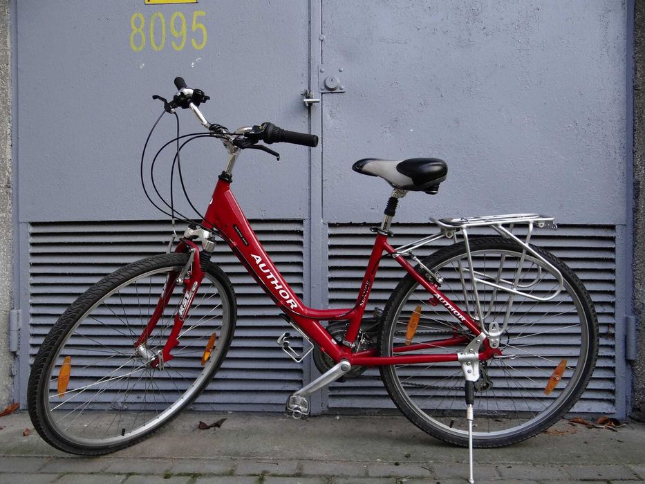 Rower AUTHOR Seance trekkingowy turystyczny damski czerwony 28"