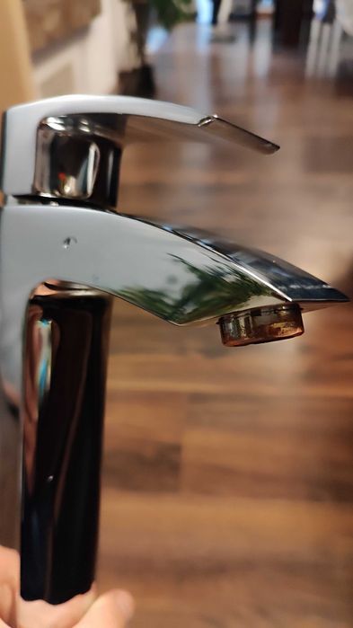 Bateria umywalkowa wysoka Omnires Murray 30 cm chrom połysk + klikklak