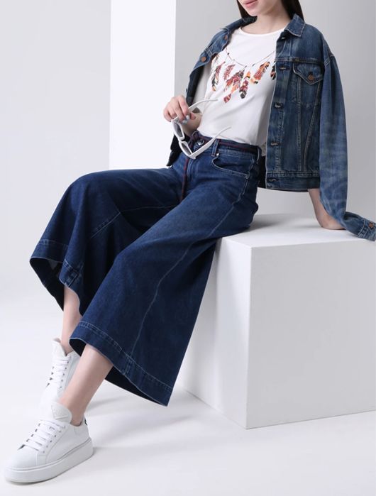 Мега широкие  кюлоты, джинсы. Новые