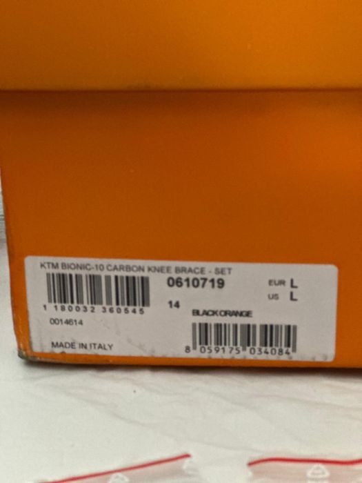 Joalheiras KTM Bionic Carbon 10 KNEE BRACE L