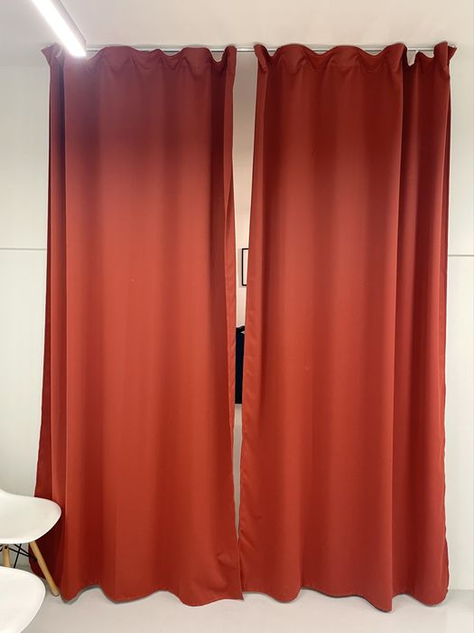 Cortinados como novos