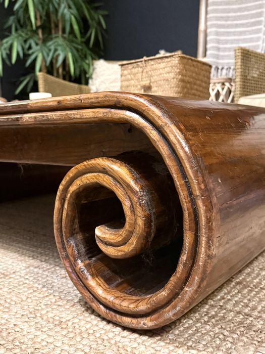 mesa, centro, apoio, chá, movel, oriental, indonésia, rustica