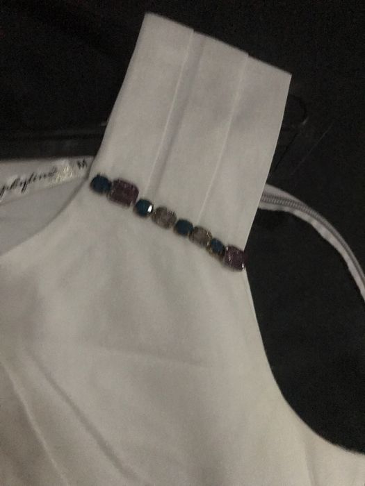 Vestido verao com detalhes na alca