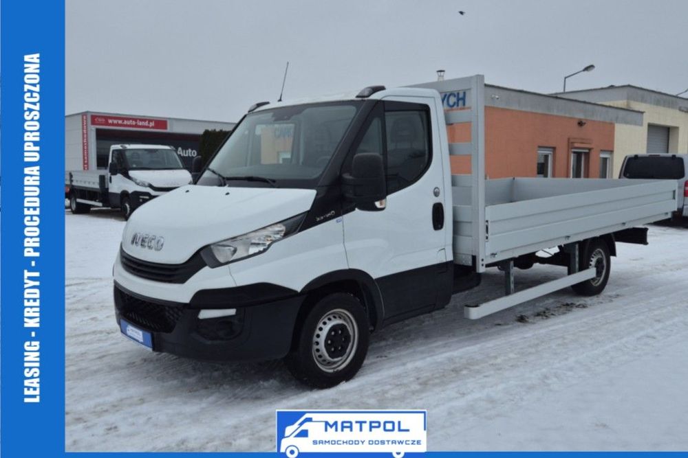 Iveco Daily 35S16, nowa skrzynia 4,40 x 2,30m, klimatyzacja  R.osi 4.10m, plandeka, platforma, 3.5T, KAT.B, manual, ładowność 1.5T