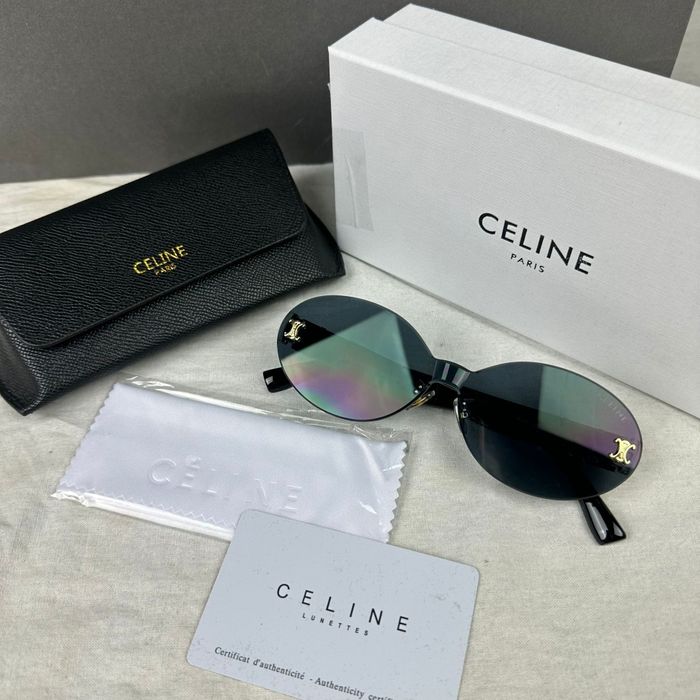 Okulary damskie Celine okrągłe małe szkiełka