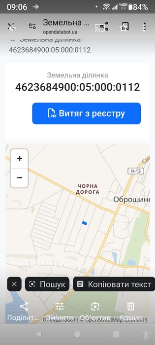 Продам земельну ділянку