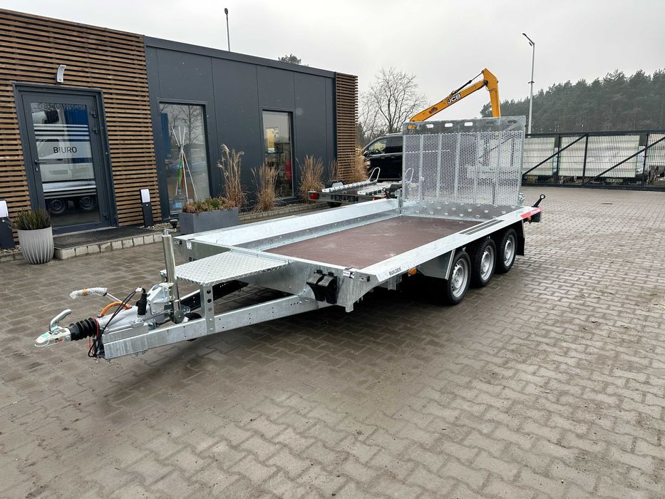 Nowa przyczepa do przewozu minikoparki Temared BUILDER 3 4018/3 3,5T