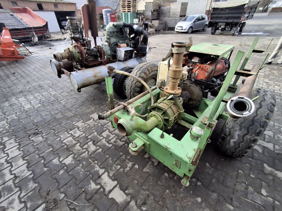 Pompa do deszczowni, motopompa