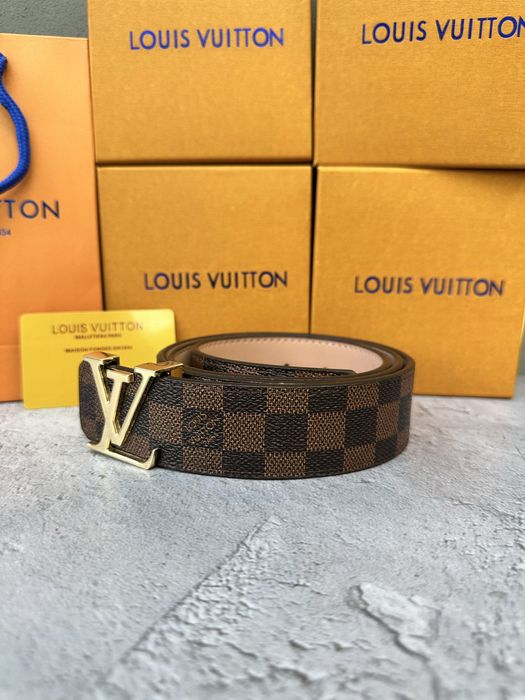 Ремень Louis Vuitton Belt | Шкіряний ремінь LV ПОВНА КОМПЛЕКТАЦІЯ
