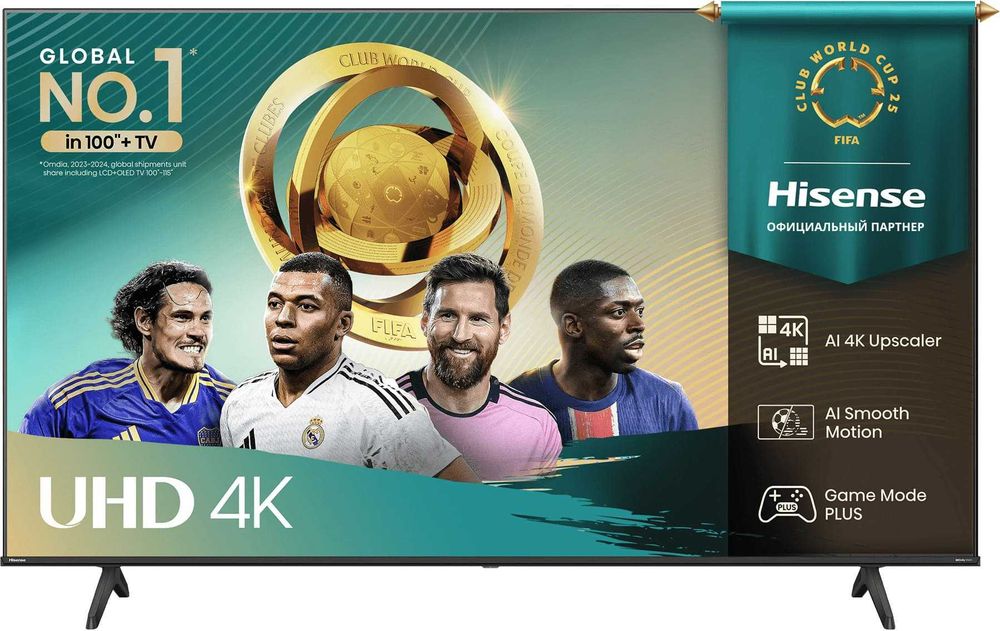 Телевізор Hisense 75A6Q VIDAA Smart TV, 4K (2025) (в наявності)