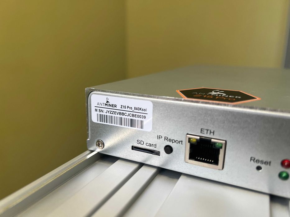 Нові ASIC Z15 Pro 840 k/sol Antminer, асік, Майнер, Zcash, Xilinx