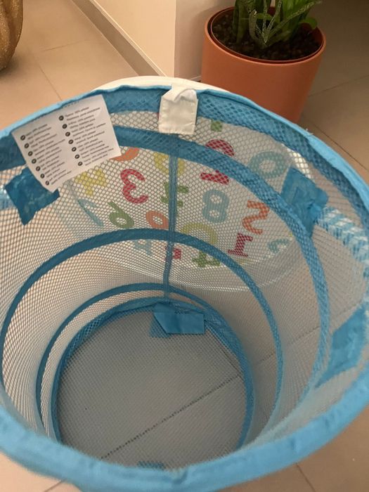 Cesto arrumação brinquedos