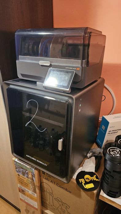 Anycubic Kobra s1 + system wielokolorowy ACE Pro